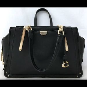 Authentic Coach Dreamer # 30947-medium black satchel handbag.